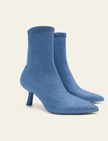 
						Botine Stradivarius, albastru