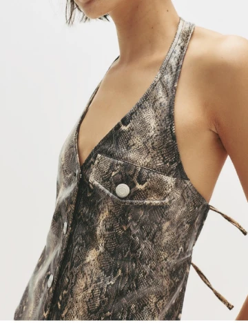 Top Pull&Bear, animal print Animal print