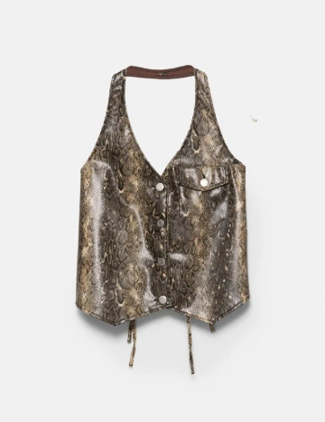 Top Pull&Bear, animal print Animal print