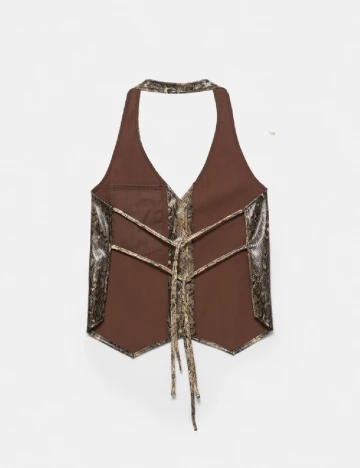 Top Pull&Bear, animal print Animal print