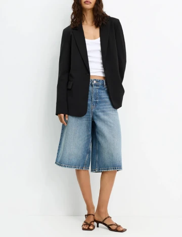 Sacou Pull&Bear, negru Negru