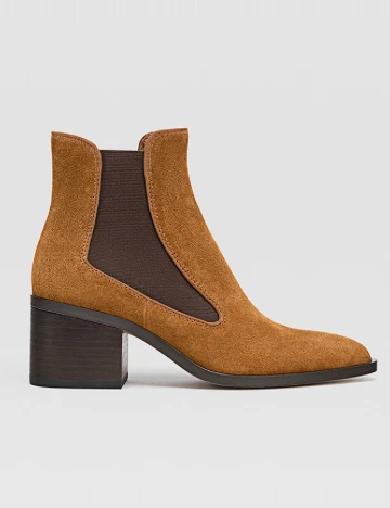 Botine Stradivarius, maro