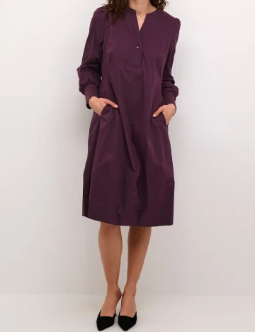 Rochie medie Culture, mov