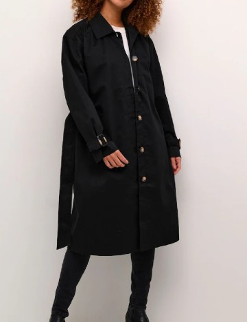 Trench Kaffe, negru
