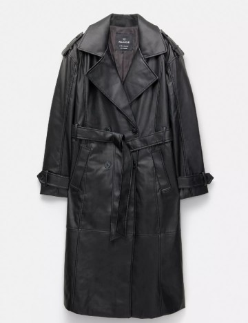 Trench Pull&Bear, negru
