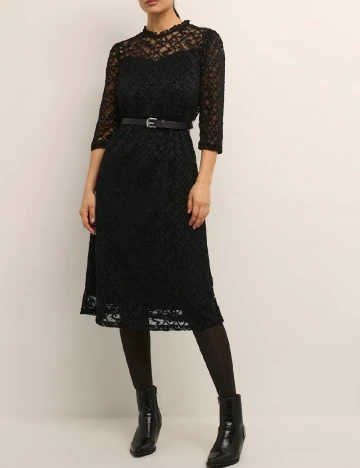 Rochie medie Cream, negru