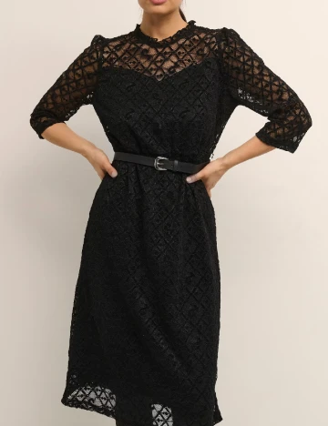 Rochie medie Cream, negru