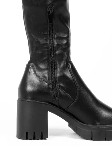 Cizme Stradivarius, negru