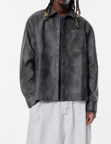 Jacheta Pull&Bear, gri inchis