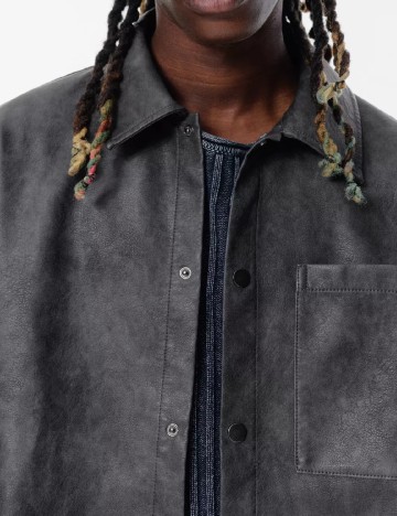 Jacheta Pull&Bear, gri inchis