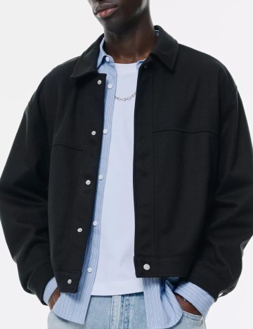 Jacheta Pull&Bear, negru