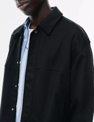 Jacheta Pull&Bear, negru Negru