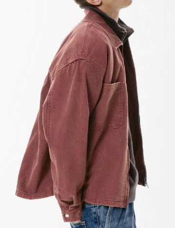 Jacheta Pull&Bear, visiniu Rosu