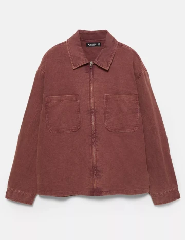 Jacheta Pull&Bear, visiniu Rosu