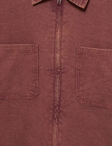 Jacheta Pull&Bear, visiniu Rosu