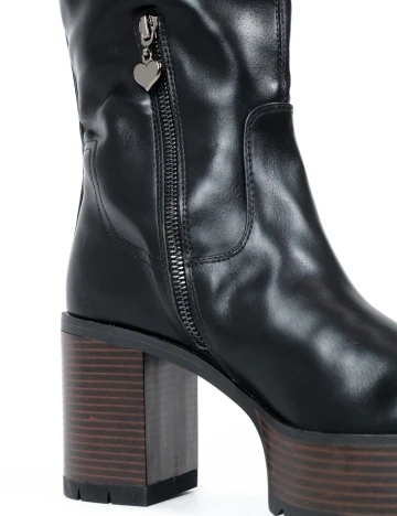 Cizme Stradivarius, negru