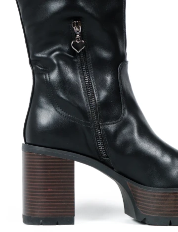 Cizme Stradivarius, negru