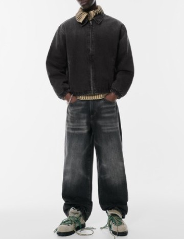 
						Jacheta Pull&Bear, negru