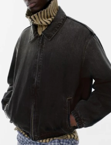 Jacheta Pull&Bear, negru Negru