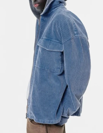 Jacheta Pull&Bear, albastru Albastru