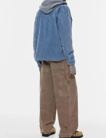 Jacheta Pull&Bear, albastru Albastru