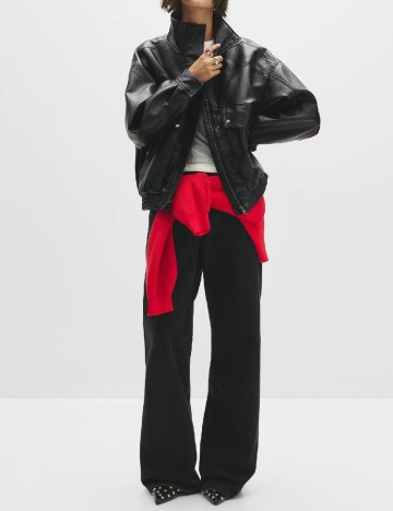 
						Jacheta Pull&Bear, negru