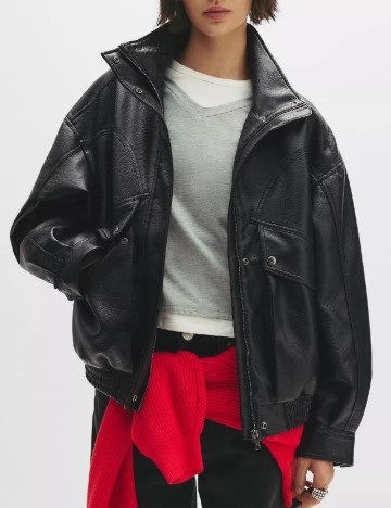 Jacheta Pull&Bear, negru