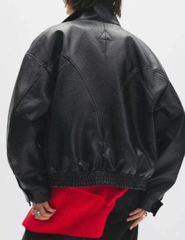 Jacheta Pull&Bear, negru Negru