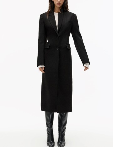 
						Palton Pull&Bear, negru