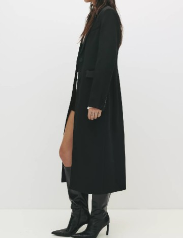Palton Pull&Bear, negru
