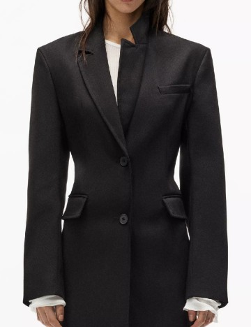 Palton Pull&Bear, negru