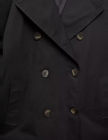 Trench Pull&Bear, negru