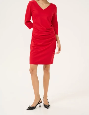 Rochie scurta Kaffe, rosu Rosu