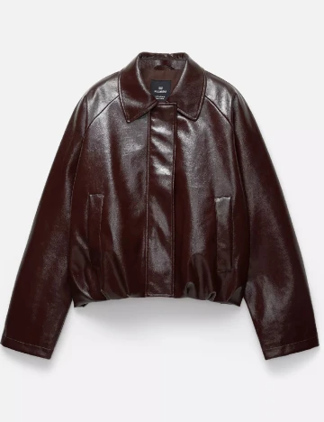 Jacheta Pull&Bear, visiniu Rosu