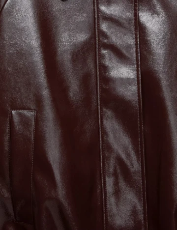 Jacheta Pull&Bear, visiniu Rosu