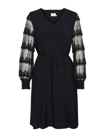 Rochie scurta Kaffe, negru Negru