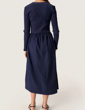 Rochie medie Soaked In Luxury, bleumarin