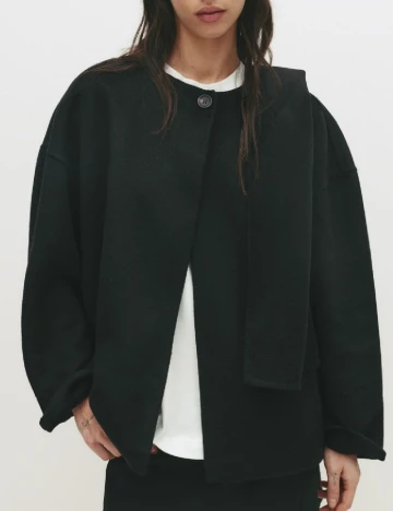 Jacheta Pull&Bear, negru Negru