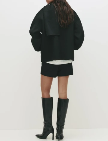 Jacheta Pull&Bear, negru Negru