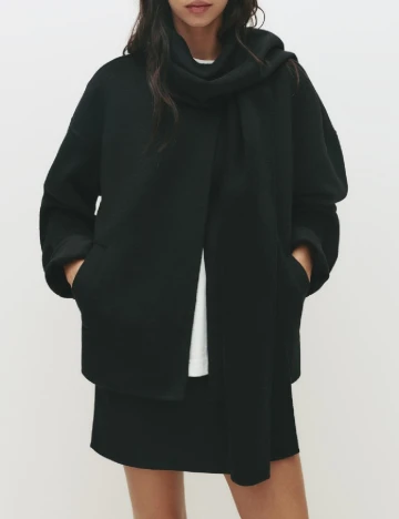Jacheta Pull&Bear, negru Negru