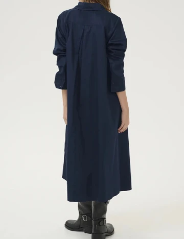 Rochie medie My Essential Wardrobe, bleumarin