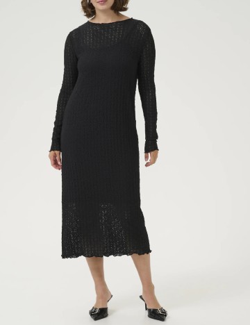 
						Rochie lunga Kaffe, negru
