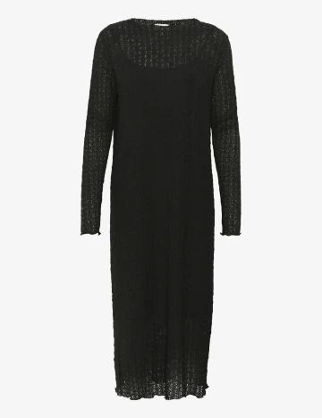Rochie lunga Kaffe, negru Negru