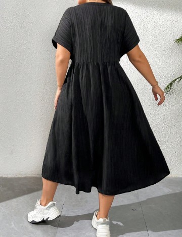 Rochie medie SHEIN CURVE, negru