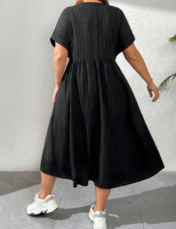 Rochie medie SHEIN CURVE, negru Negru
