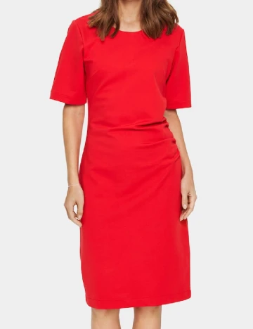 Rochie medie Saint Tropez, rosu
