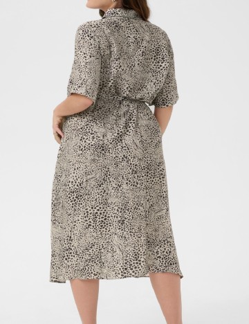 Rochie medie Kaffe Curve, bej