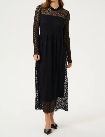 Rochie medie Kaffe, negru Negru