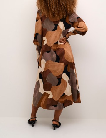 Rochie medie Culture, mix culori