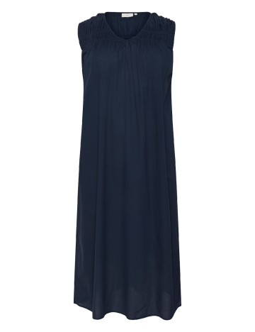 Rochie medie Kaffe Curve, bleumarin